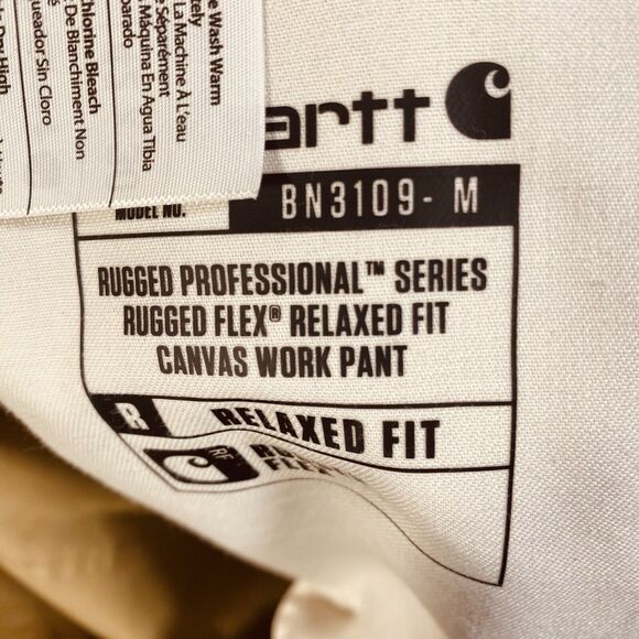 Carhartt Rugged Flex Relaxed Fit Utility Work Pants BN3109-M Mens 42 x 25 Actual - Picture 15 of 16